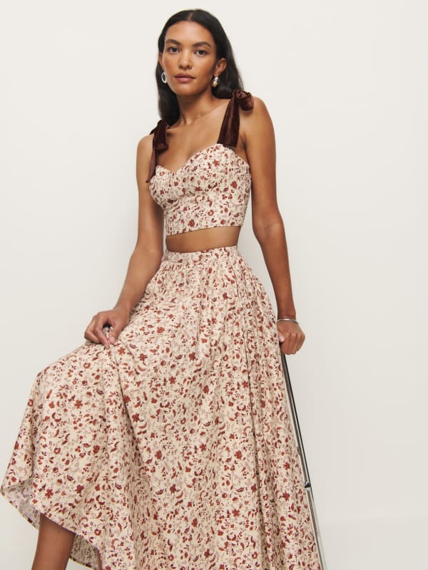 Magnolia Two Piece - Floral Mesquite